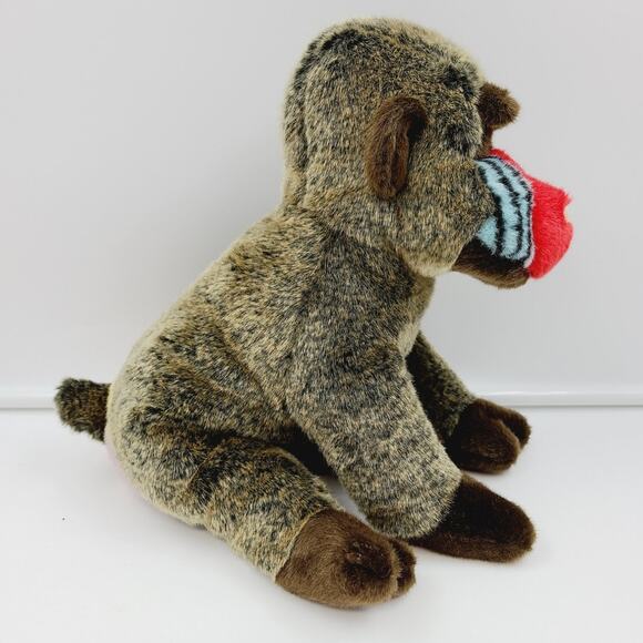 Ty Large Plush Beanie Buddy - CHEEKS the Baboon 10" MWT Stuffed Animal Toy - Picture 2 of 9